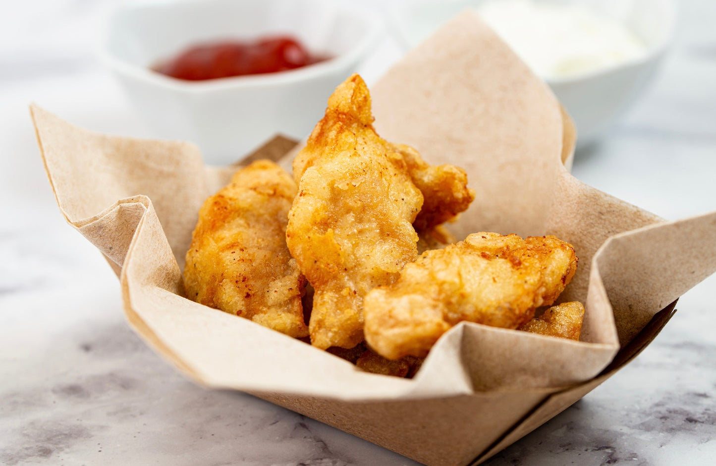 Chicken Goujon Stripes Feiner Backteig 1kg Halal