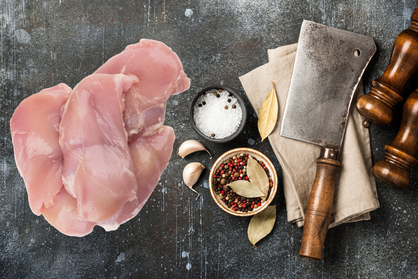 Kotelett ohne Haut & Knochen Pirzola Kemiksiz 10kg handgeschächtet Belgien