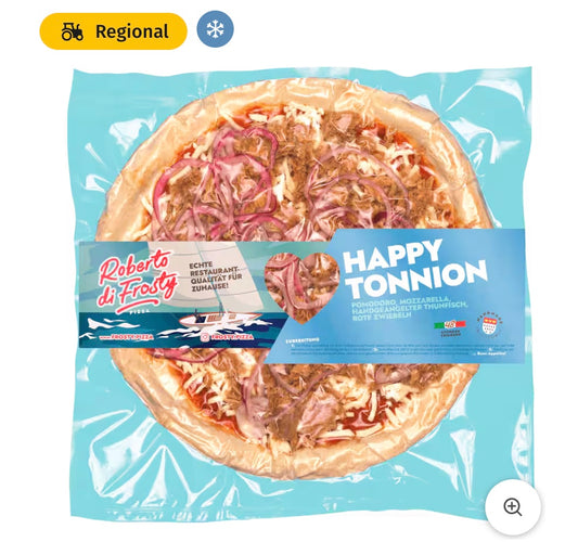 NEU! Roberto di Frosty Pizza Happy Tonnion 550g 48h Teigruhe