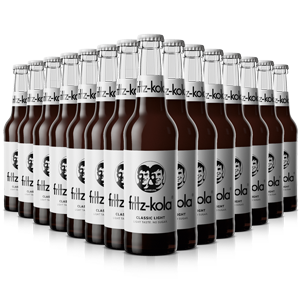 fritz-kola classic light – Kasten 24 × 0,33 l
