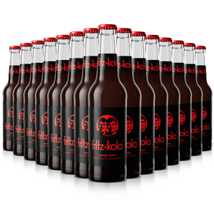 fritz-kola super zero – Kasten 24 × 0,33 l