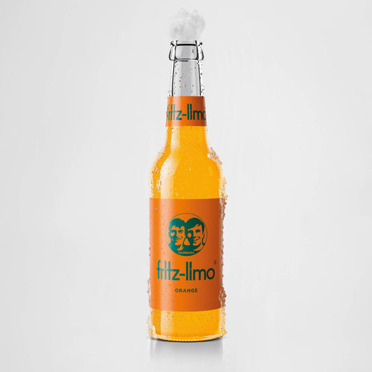 fritz-limo orange – Kasten 24 × 0,33 l