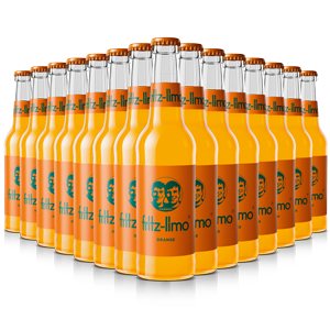 fritz-limo orange – Kasten 24 × 0,33 l