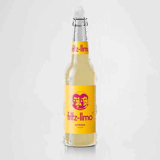 fritz-limo zitrone – Kasten 24 × 0,33 l