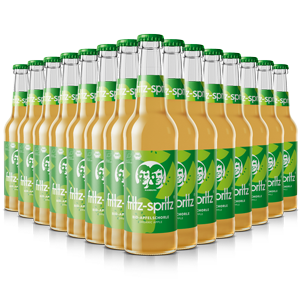 fritz-spritz Bio-Apfelschorle – Kasten 24 × 0,33 l